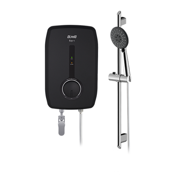 ALPHA EZY WATER HEATER WITHOUT PUMP - MATT BLACK | EZY E-MATT BLACK